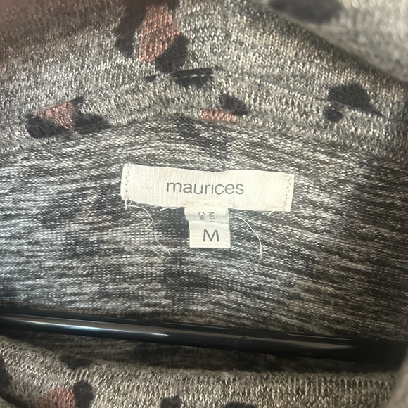Maurices Chetah Print Sweater, Size M - Picture 3 of 4